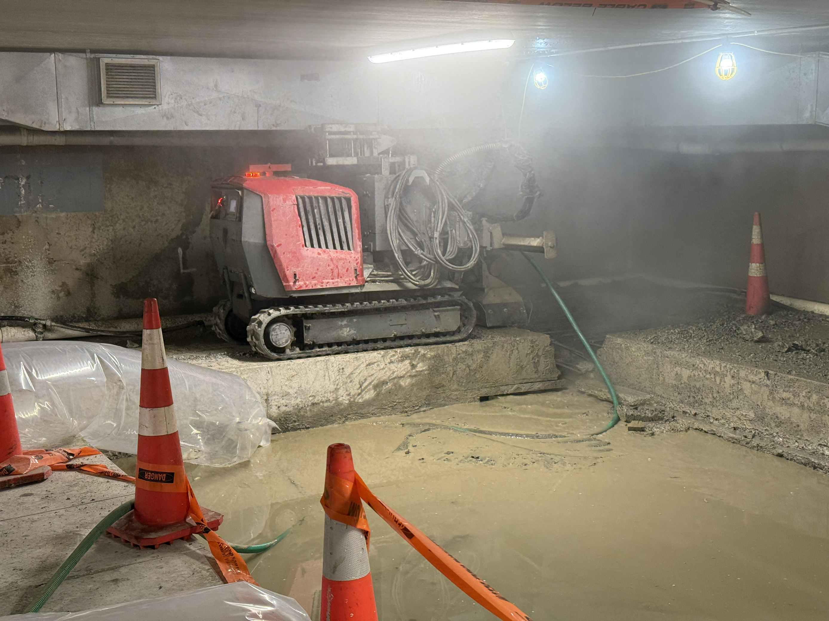 Using the Aqua Cutter for precise Hydro Demolition services in New Zealand