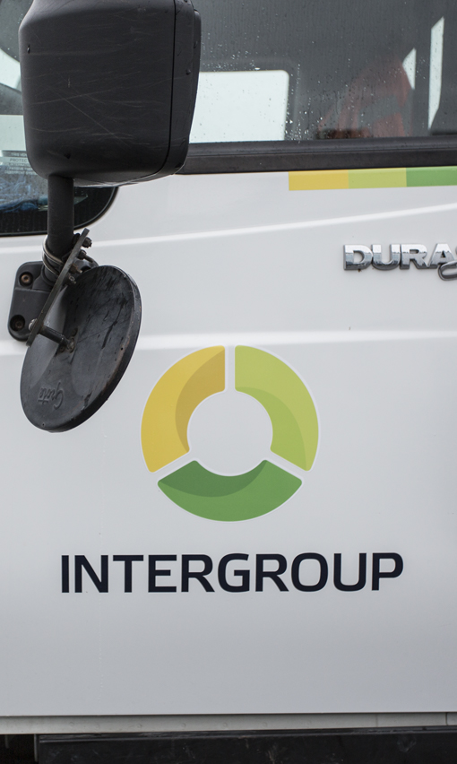 InterGroup Logo on Vehicle